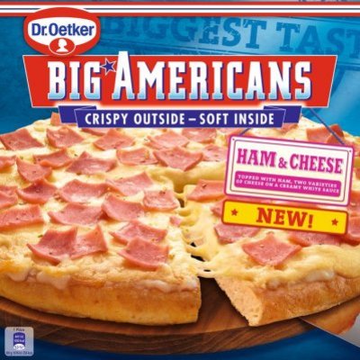 Dr. Oetker Big americans pizza extra cheese XL